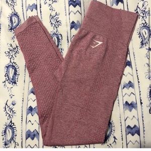 Gym shark vital seamless dusty pink leggings